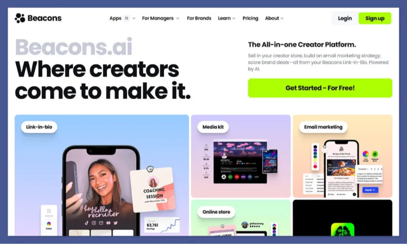 Beacons AI Review: Key Features of Beacons AI